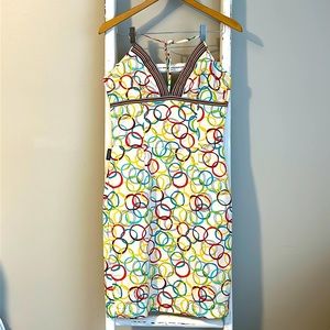 Moschino cotton halter dress size 8